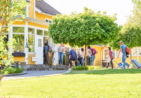 Turister besöker Mullsjö, Småland